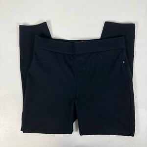SPANX by Sara Blakely Women’s Black Leggings Pull On Pockets Size L Gym Athletic